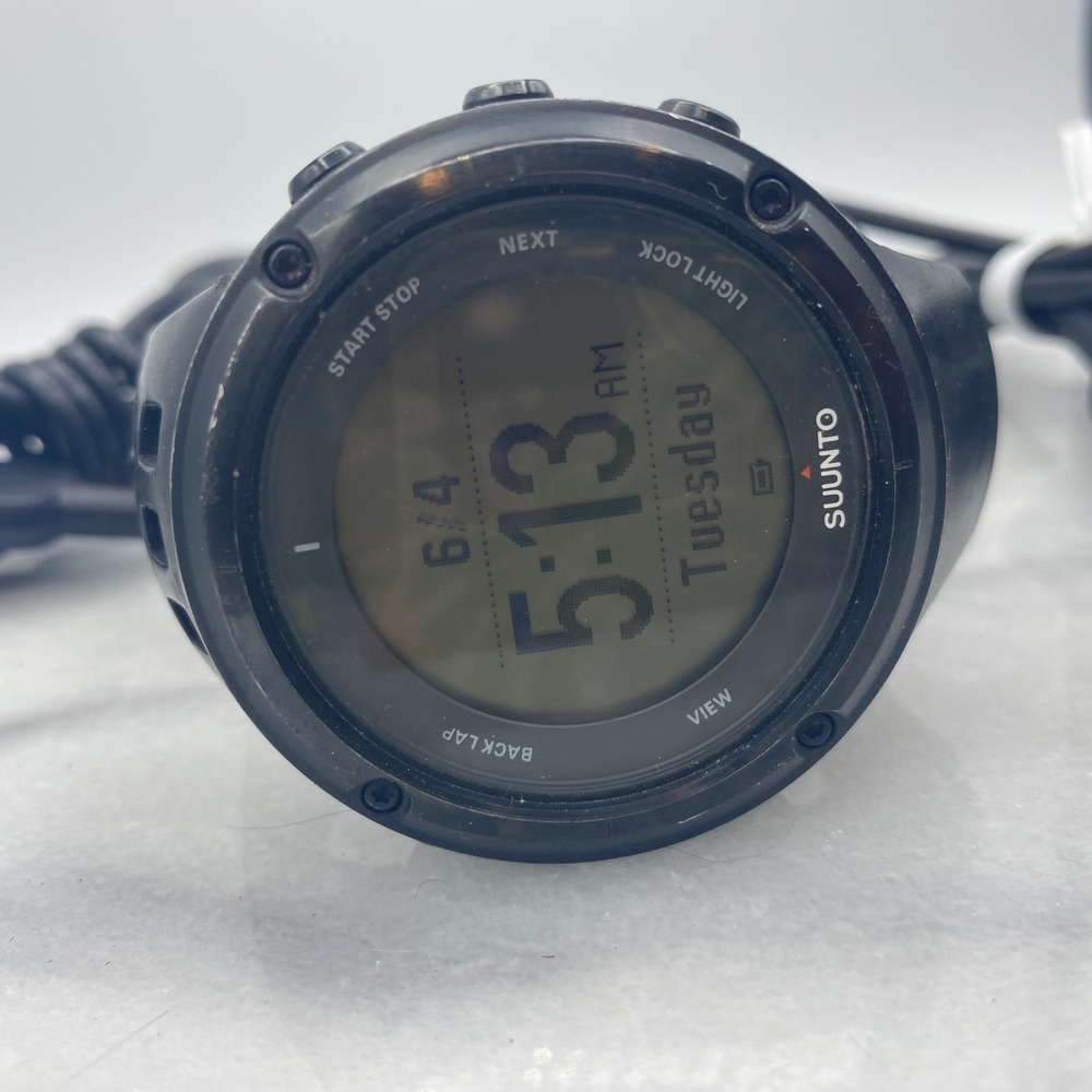 Suunto Men Ambit2 GPS Sports Watch Black 100M Water Resistant Finland Tech *Read